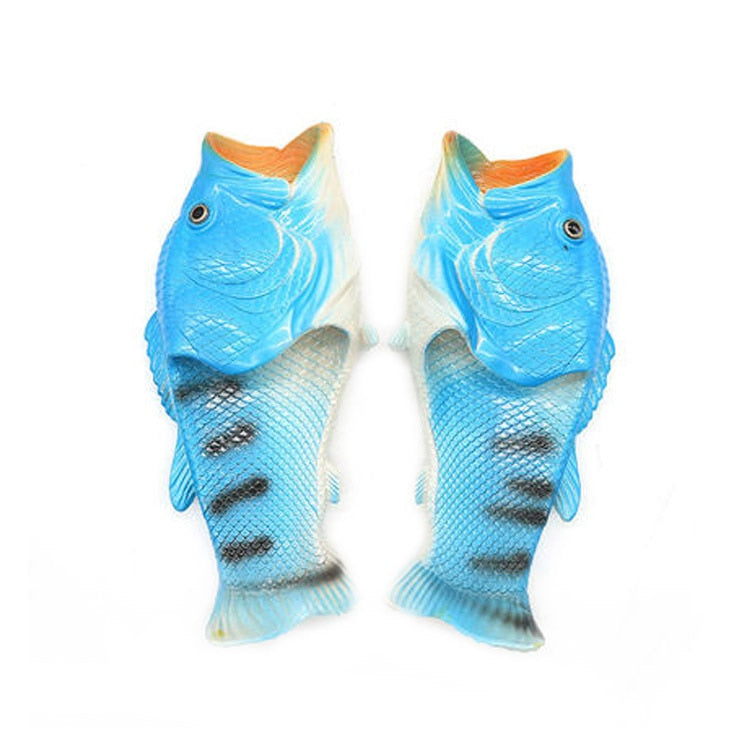 Claquette poisson bleu